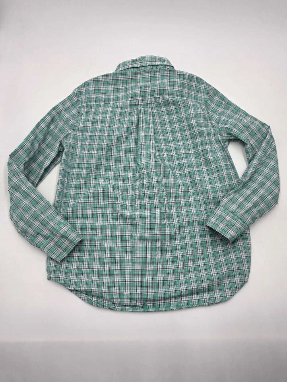 Ralph Lauren boys' green plaid button down shirt size 7